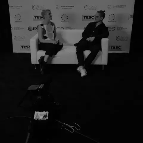An interview at the Global Blockchain Forum