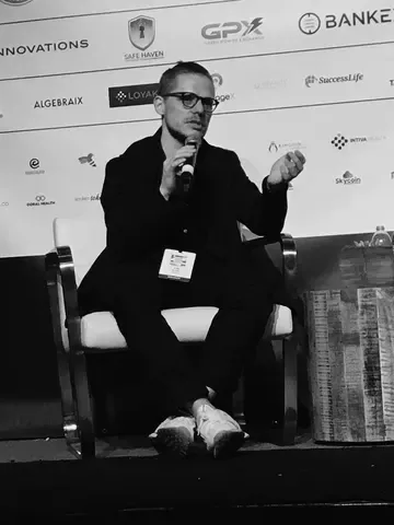 Cindicator on a conference panel